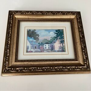 Original Watercolor gilt frame